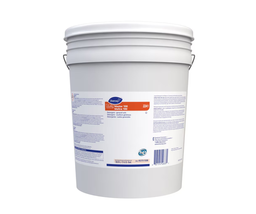 Clax® Master 100 Heavy-Duty Laundry Detergent (5 Gal., 1/Pail)